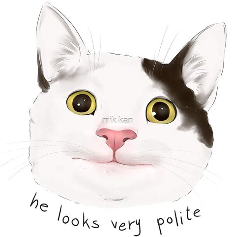 He Looks Very Polite Polite Cat Meme Catto Dank Meme By Sassylin