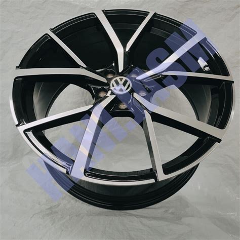 V 4x New Alloy Wheels 20 Inch Alloys Black Vw Volkswagen Golf R Gti
