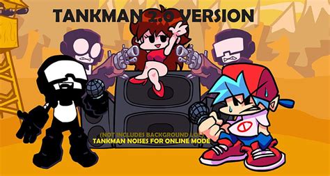 Tankman Compatible With 2 Players Mod Friday Night Funkin Mods