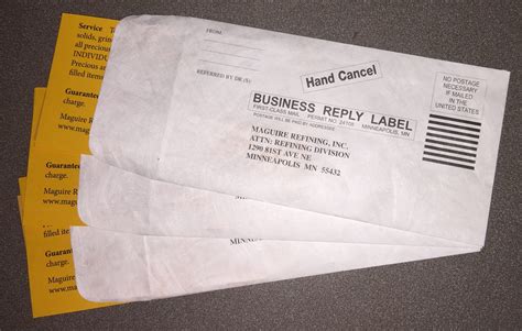 Scrap Mailer Envelopes - Maguire Refining