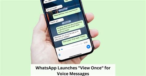 Whatsapp Introduces View Once Feature For Voice Messages