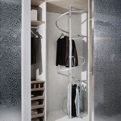 Organization ideas for small closets. Love this spiral rod idea for one corner in 2019 | Closet ...