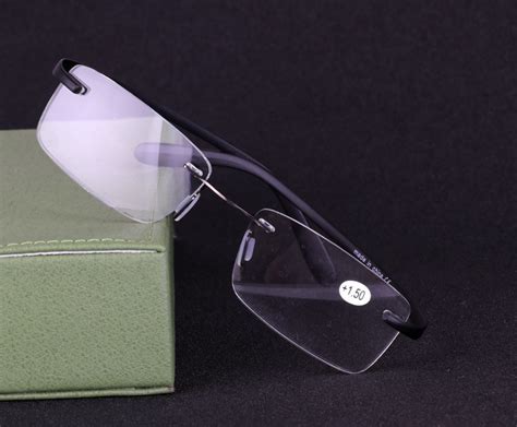 Brand Tr90 Rimless Ultra Light Glasses Frame Reading Glasses Fashion