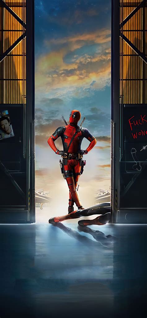 1242x2688 Deadpool In Captain Marvel Universe Iphone XS MAX HD 4k