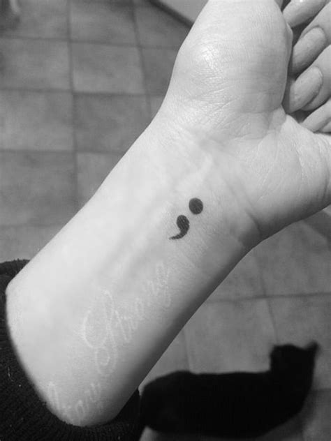 Of course, the semicolon tattoo meanings that most people use are just a bit more significant than that. Semicolon, Semicolon tattoo and Semicolon tattoo meaning ...