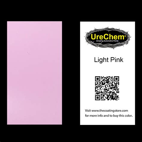 Light Pink Color Chip Sample Swatch