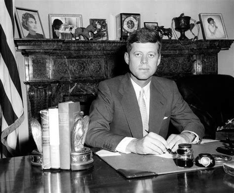 14 Photos Of President John F Kennedy In His Senate Office John F