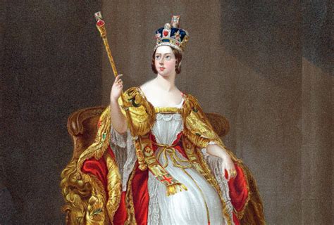 A painting documenting the queen in her coronation robes, which were clearly a bit more ornate. 6 Facts to Know About Queen Victoria
