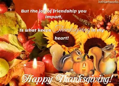 Special Thanksgiving With My Friend Free Friends Ecards Greeting