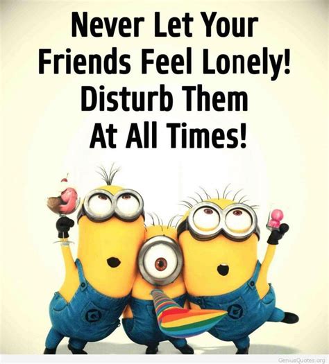 Despicable me cute minion pictures with captions.enjoy reading inspirational minions quotes. Best Friends Quotes Cartoons | Minions funny, Minion ...