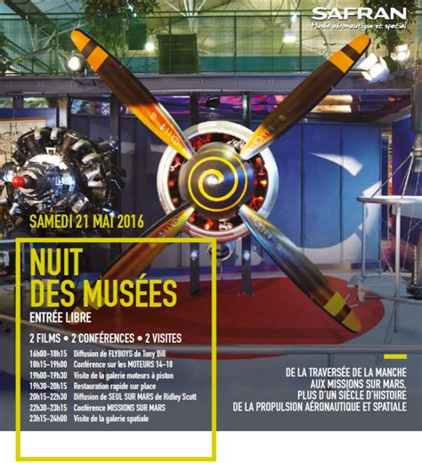 nuit européenne des musées 2016 safran passion pour l aviation