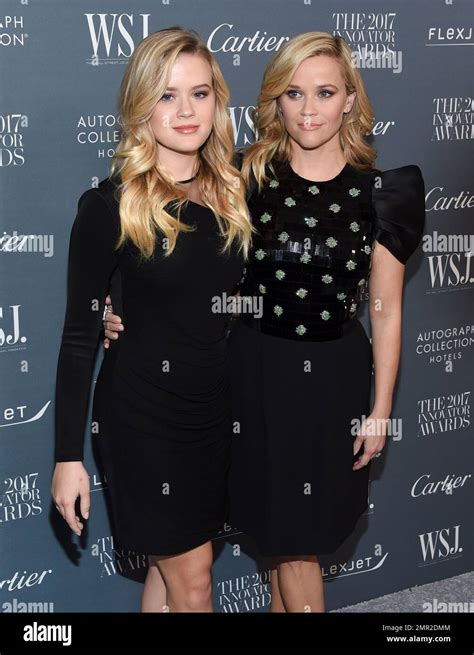 Actress Reese Witherspoon Right And Daughter Ava Phillippe Attend The