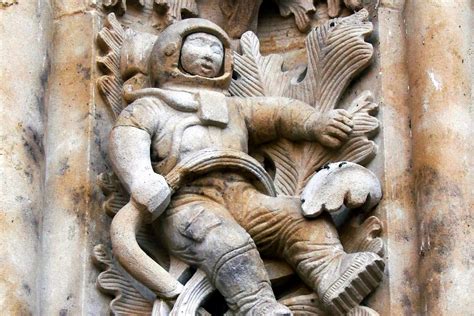 Ancient Aliens Mysteries Of The Salamanca Cathedral Astronaut Carving Revealed