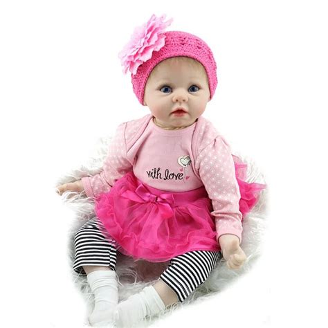 Npk Silicone Reborn Baby Dolls 55 Cm Lifelike Handmade Krista Soft