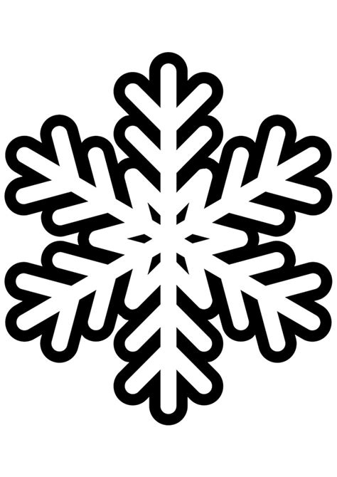 Snowflake coloring pages to download and print for free