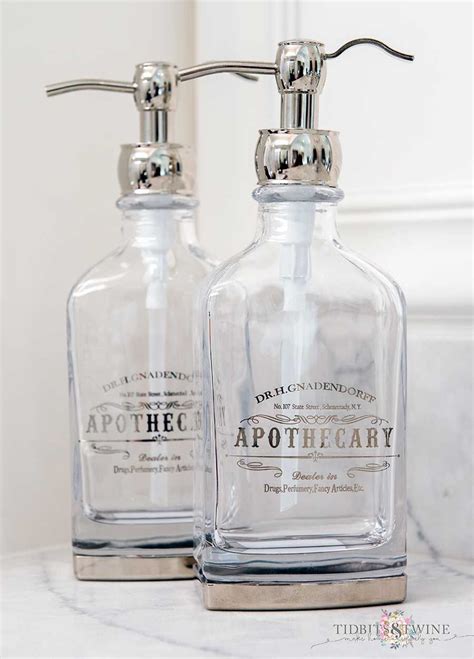 Glorious apothecary jars bathroom via. One Room Challenge Week 5: Stylish Bathroom Accessories ...
