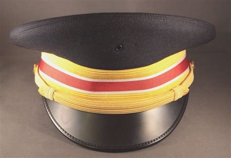 Us Army Dress Blue Asu Service Cap Hat Company Grade Officer Engineer