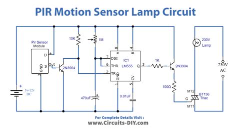 Motion Sensor Circuit Diagram For Lighting Shelly Lighting