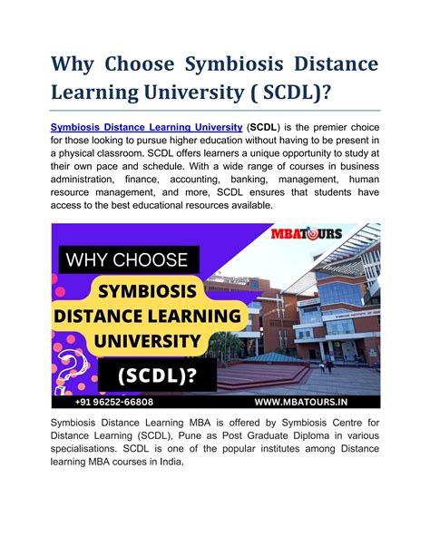 Why Choose Symbiosis Distance Learning University Scdl By Mohit