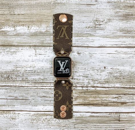 Upcycled Louis Vuitton Apple Watch Band Literacy Basics
