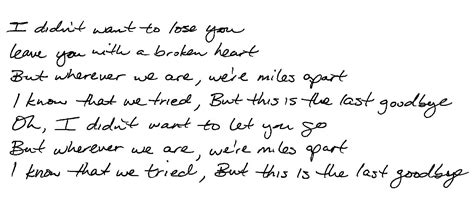 David Cook The Last Goodbye Teaser Lyrics Mjsbigblog