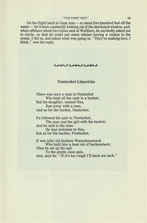 Nantucket Limericks Issuu