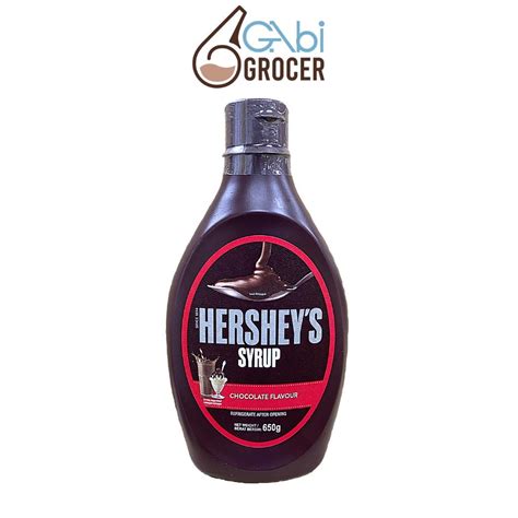 Hersheys Flavored Syrups Chocolate Strawberry Caramel 623ml