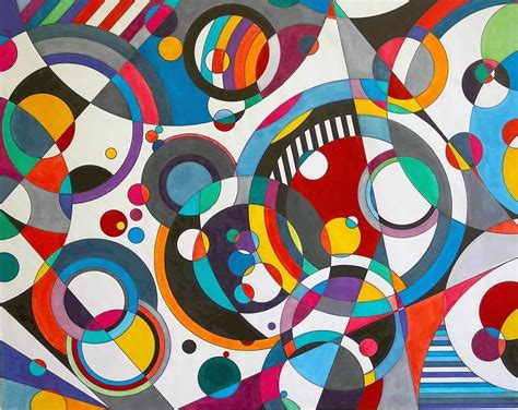 Pin By Rachel Forbes On Dances 17 Geometric Painting Abstract