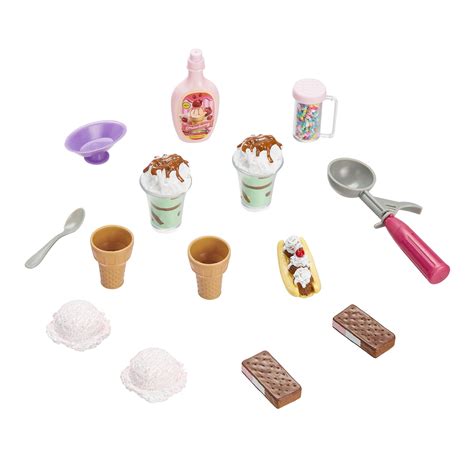My Life As Ice Cream Play Set For 18 Dolls 14 Pieces