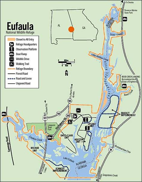 Eufaula National Wildlife Refuge National Wildlife Refuge In Alabama