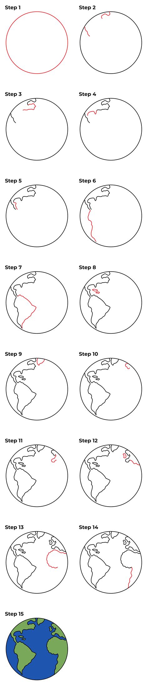 How To Draw Earth