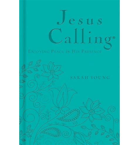Jesus Calling By Sarah Young Leather Bound Jesus Calling Words