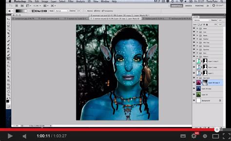 Photoshop Tutorial Avatar Navi Photo Manipulation Designbump
