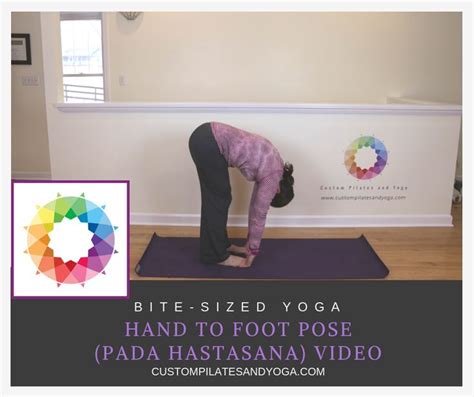 Watch this video to learn how to practice Pada Hastasana (Hand to foot
