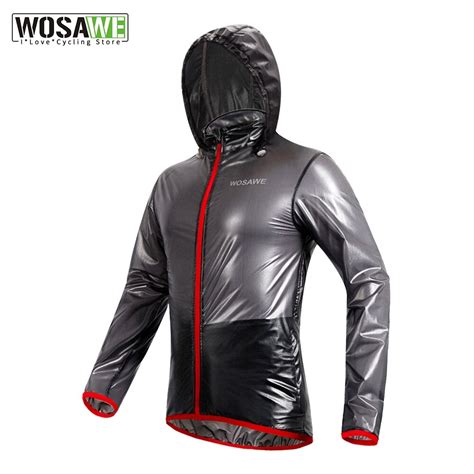 Wosawe Outdoor Sports Waterproof Windproof Rain Coat Cycling Jackets