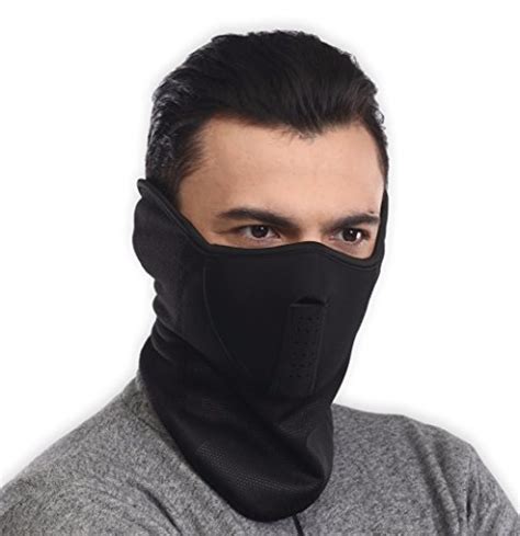 Half Face Ski Mask For Cold Weather Half Balaclava Face Warmer Men