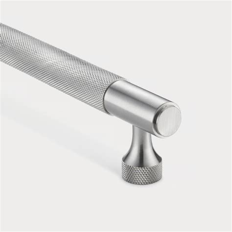 Brass Gold Gunmetal Grey And Silver Knurled Bar Handles By Pushka Home