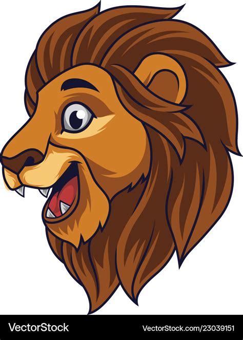 Lion Cartoon Face