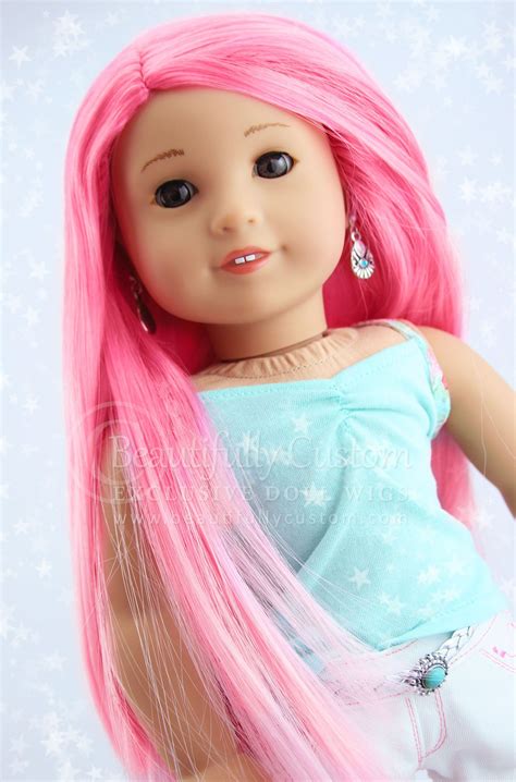 Cherry Blossom Elegance Wig Light Pink Ombre Colored Hair For Custom
