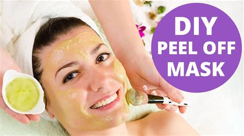 5 Diy Peel Off Masks To Try At Home For Healthy Looking Skin Youtube