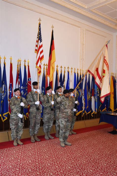 Us Army Garrison Ansbach Welcomes Command Sergeant Major Tavernier