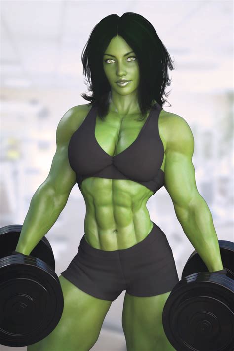 She Hulk Workout By Nivilis On Deviantart