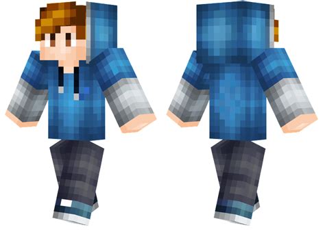 Casual Blue Minecraft Skins