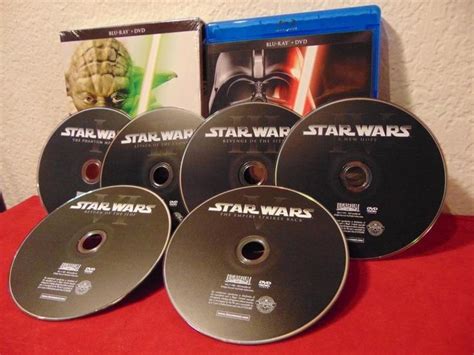 Star Wars Dvds Movies Complete Saga 1 6 I Vi Prequel Trilogy Set The