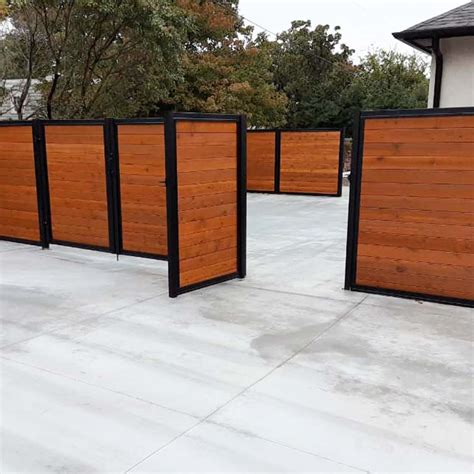 6' tall metal frame diy fence gate kit