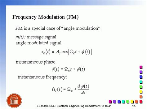 Frequency Modulation Fm