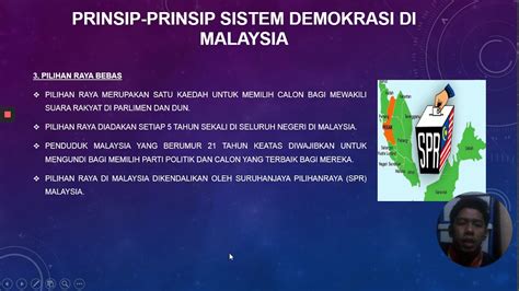 Demokrasi mengizinkan warga negara berpartisipasi—baik secara langsung atau melalui perwakilan—dalam perumusan, pengembangan. Sistem Demokrasi di Malaysia CTU555 (Part 2) Kumpulan 5 ...