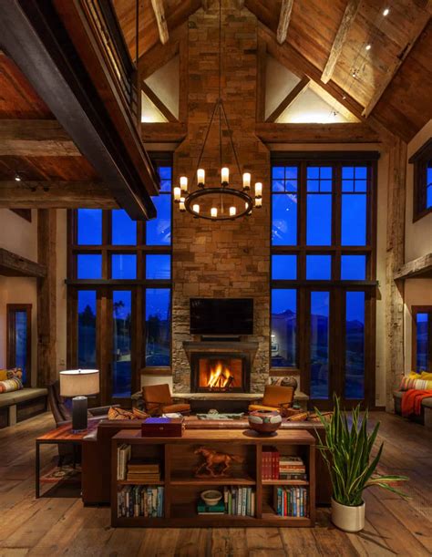 Rustic Living Rooms With Fireplaces Baci Living Room