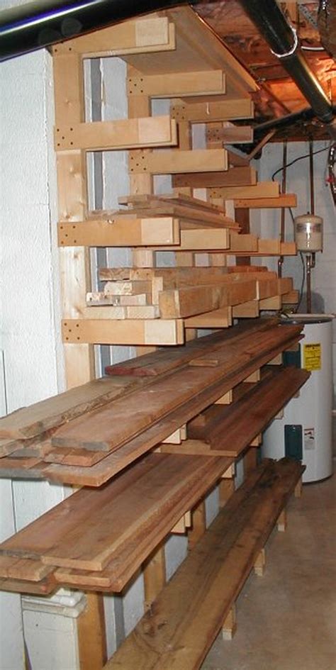 Lumber Storage Rack Lumber Rack Barn Storage Diy Garage Storage Wood Rack Workshop Storage