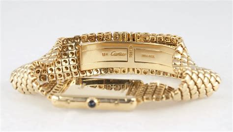 Its cartier tennis bracelet is an ultra. Cartier Yellow Gold Men's Classic Tank on a Gold Bracelet ...